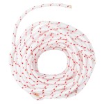 vidaXL Cablu de pornire cu tragere, alb și roșu Ø6 mm 10 m nailon vidaXL Cablu de pornire cu tragere, alb și roșu Ø6 mm 10 m nailon