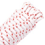 vidaXL Cablu de pornire cu tragere, alb și roșu Ø6 mm 10 m nailon vidaXL Cablu de pornire cu tragere, alb și roșu Ø6 mm 10 m nailon