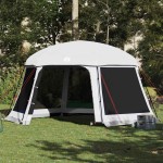 vidaXL Cort de piscină cu pereți detașabili, gri 512x458 cm