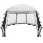 vidaXL Cort de piscină cu pereți detașabili, gri 512x458 cm