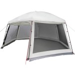 vidaXL Cort de piscină cu pereți detașabili, gri 512x458 cm