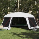 vidaXL Cort de piscină cu pereți detașabili și plasă gri 670x590 cm