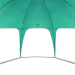 vidaXL Cort de petrecere, verde mare, rezistent la apă