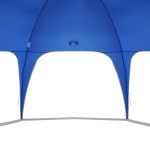 vidaXL Cort de petrecere Albastru azur rezistent la apă