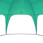 vidaXL Cort de petrecere, verde mare, rezistent la apă