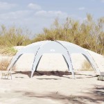 vidaXL Cort de petrecere gri rezistent la apă