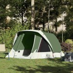 vidaXL Cabină cort de camping, 4 persoane, verde, impermeabil vidaXL Cabină cort de camping, 4 persoane, verde, impermeabil