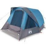 vidaXL Cabină cort de camping, 4 persoane, albastru, impermeabil vidaXL Cabină cort de camping, 4 persoane, albastru, impermeabil