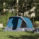 vidaXL Cabină cort de camping, 4 persoane, albastru, impermeabil vidaXL Cabină cort de camping, 4 persoane, albastru, impermeabil