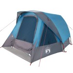 vidaXL Cabină cort de camping, 4 persoane, albastru, impermeabil vidaXL Cabină cort de camping, 4 persoane, albastru, impermeabil