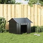 vidaXL Casă pentru câini cu acoperiș 85x107x81 cm oțel galvanizat vidaXL Casă pentru câini cu acoperiș 85x107x81 cm oțel galvanizat
