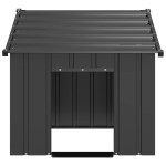 vidaXL Casă pentru câini cu acoperiș 83x130x85 cm oțel galvanizat vidaXL Casă pentru câini cu acoperiș 83x130x85 cm oțel galvanizat