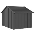 vidaXL Casă pentru câini cu acoperiș 83x130x85 cm oțel galvanizat vidaXL Casă pentru câini cu acoperiș 83x130x85 cm oțel galvanizat