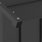 vidaXL Casă pentru câini cu acoperiș 83x130x85 cm oțel galvanizat vidaXL Casă pentru câini cu acoperiș 83x130x85 cm oțel galvanizat