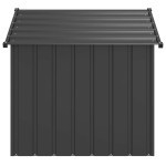 vidaXL Casă pentru câini cu acoperiș 131x101x102 cm oțel galvanizat vidaXL Casă pentru câini cu acoperiș 131x101x102 cm oțel galvanizat