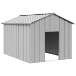 vidaXL Casă pentru câini cu acoperiș 113x153x101 cm oțel galvanizat vidaXL Casă pentru câini cu acoperiș 113x153x101 cm oțel galvanizat