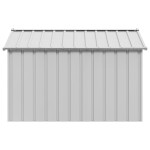 vidaXL Casă pentru câini cu acoperiș 113x153x101 cm oțel galvanizat vidaXL Casă pentru câini cu acoperiș 113x153x101 cm oțel galvanizat