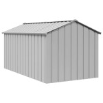 vidaXL Casă pentru câini cu acoperiș 114x202x101 cm oțel galvanizat vidaXL Casă pentru câini cu acoperiș 114x202x101 cm oțel galvanizat