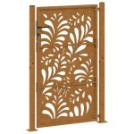 vidaXL Poartă de grădină Design ondulat oțel rezistent la intemperii vidaXL Poartă de grădină Design ondulat oțel rezistent la intemperii