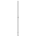 vidaXL Poartă de grădină neagră 105x205 cm Design cu urme de oțel vidaXL Poartă de grădină neagră 105x205 cm Design cu urme de oțel