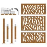 vidaXL Poartă de grădină Design cu urme oțel rezistent la intemperii vidaXL Poartă de grădină Design cu urme oțel rezistent la intemperii