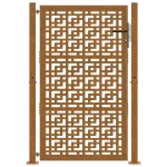 vidaXL Poartă de grădină Design cruce din oțel rezistent la intemperii vidaXL Poartă de grădină Design cruce din oțel rezistent la intemperii