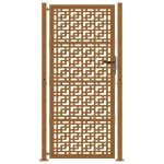 vidaXL Poartă de grădină Design cruce din oțel rezistent la intemperii