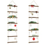 vidaXL Decoratiuni de perete în formă de scară 2 buc Ramă naturală vidaXL Decoratiuni de perete în formă de scară 2 buc Ramă naturală