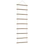 vidaXL Decorație de perete în formă de scară 50x150 cm crengă naturală vidaXL Decorație de perete în formă de scară 50x150 cm crengă naturală