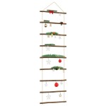 vidaXL Decorație de perete în formă de scară 50x150 cm crengă naturală vidaXL Decorație de perete în formă de scară 50x150 cm crengă naturală