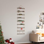 vidaXL Decorație de perete în formă de scară 50x150 cm crengă naturală vidaXL Decorație de perete în formă de scară 50x150 cm crengă naturală