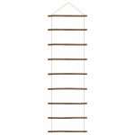 vidaXL Decorație de perete în formă de scară 50x150 cm crengă naturală vidaXL Decorație de perete în formă de scară 50x150 cm crengă naturală