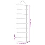vidaXL Decorație de perete în formă de scară 50x150 cm crengă naturală vidaXL Decorație de perete în formă de scară 50x150 cm crengă naturală