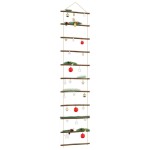vidaXL Decorare de perete în formă de scară 50x200 cm ramură naturală vidaXL Decorare de perete în formă de scară 50x200 cm ramură naturală