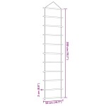 vidaXL Decorare de perete în formă de scară 50x200 cm ramură naturală vidaXL Decorare de perete în formă de scară 50x200 cm ramură naturală