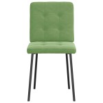 vidaXL Scaune de bucătărie, 2 buc., verde deschis, catifea vidaXL Scaune de bucătărie, 2 buc., verde deschis, catifea