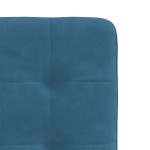 vidaXL Scaune de sufragerie, 2 buc., albastru, catifea vidaXL Scaune de sufragerie, 2 buc., albastru, catifea