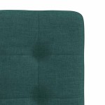vidaXL Scaune de bucătărie, 2 buc., verde închis, material textil vidaXL Scaune de bucătărie, 2 buc., verde închis, material textil