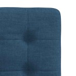 vidaXL Scaune de bucătărie, 2 buc., albastru, textil vidaXL Scaune de bucătărie, 2 buc., albastru, textil