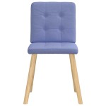 vidaXL Scaune de sufragerie 2 buc țesătură Jeans Blue vidaXL Scaune de sufragerie 2 buc țesătură Jeans Blue