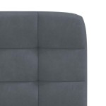 vidaXL Scaune de bucătărie, 2 buc., gri închis, catifea vidaXL Scaune de bucătărie, 2 buc., gri închis, catifea
