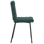 vidaXL Scaune de sufragerie, 2 buc., verde închis, catifea vidaXL Scaune de sufragerie, 2 buc., verde închis, catifea
