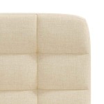 vidaXL Scaune de bucătărie, 2 buc., crem, material textil vidaXL Scaune de bucătărie, 2 buc., crem, material textil