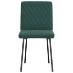 vidaXL Scaune de sufragerie, 2 buc., verde închis, catifea vidaXL Scaune de sufragerie, 2 buc., verde închis, catifea