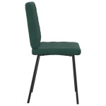 vidaXL Scaune de sufragerie, 2 buc., verde închis, catifea vidaXL Scaune de sufragerie, 2 buc., verde închis, catifea