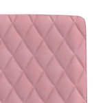 vidaXL Scaune de sufragerie, 2 buc., roz, catifea vidaXL Scaune de sufragerie, 2 buc., roz, catifea