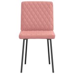 vidaXL Scaune de sufragerie 2 buc piele artificială roz vidaXL Scaune de sufragerie 2 buc piele artificială roz