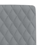 vidaXL Scaune de bucătărie, 2 buc., gri deschis, material textil vidaXL Scaune de bucătărie, 2 buc., gri deschis, material textil