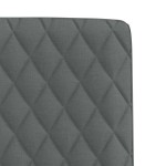 vidaXL Scaune de sufragerie, 2 buc., gri închis, material textil vidaXL Scaune de sufragerie, 2 buc., gri închis, material textil