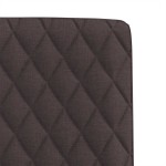 vidaXL Scaune de masă, 2 buc., maro închis, material textil vidaXL Scaune de masă, 2 buc., maro închis, material textil